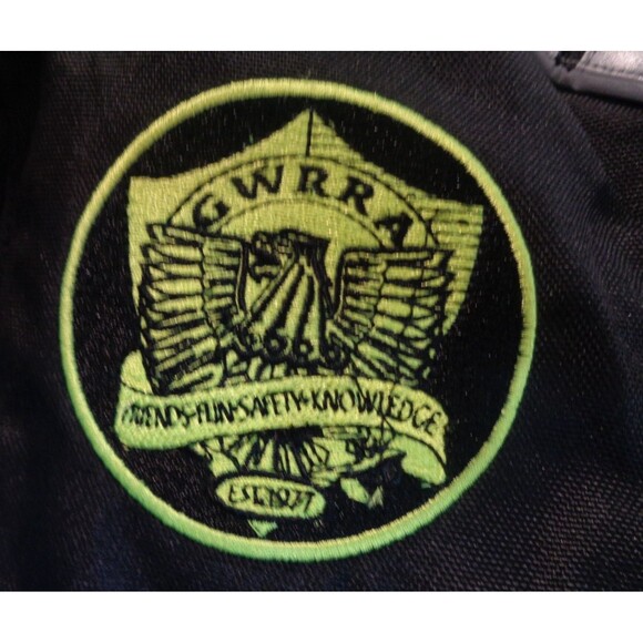 GWRRA Motorcycle Racing Jacket Sz S Men's Lime Green - Picture 8 of 9